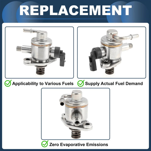 High Pressure Fuel Pump Assembly For Cadillac ATS CTS CT6 GMC Acadia Canyon And Camaro 2016-2019 V6 3.6L OE Fitment HM10117.