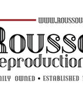 Rousso Reproductions logo, family owned, established 1977 with website www.roussousa.com