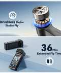 1080P HD FPV Drone With Camera For Beginners And Kids Foldable Quadcopter With brushless motor and battery for 36 min flight