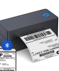 Bluetooth 4x6 Thermal Shipping Label Printer For Small Biz Quick Printing From iPhone Android Mac Windows Works With UPS USPS Amazon Etsy Navy Blue No WiFi Needed