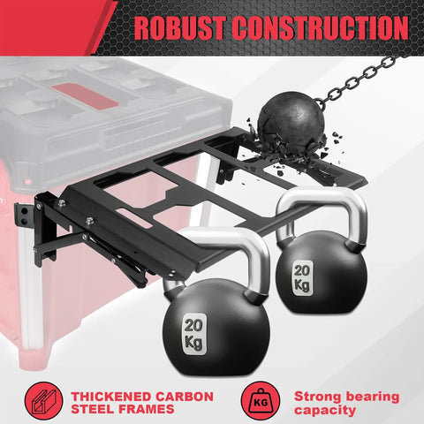 Heavy Duty Work Platform For Custom Toolboxes Built From High Strength Carbon Steel Truck Bed Storage With Protective Coating