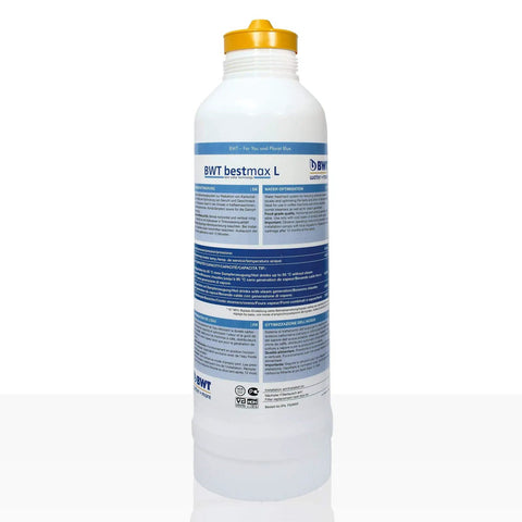 Top Notch L Size Water Filter Cartridge And Mounting Head Kit shows five stage filtration design for whole home protection.