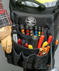 Ratcheting Impact Rated Hollow Power Nut Driver Set With Handle Magnetic And Color Coded Six SAE Hex Sizes From 1/4 Inch To 9/16 Inch Rare Earth Magnets For Quick Strong Driving in a tool bag