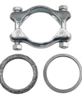 Tailpipe Install Kit Silver Finish With Gasket, Clamps, Bolts And Nuts - Durable OE-Style Fit For Quick Exhaust System Replacement Without Hassles
