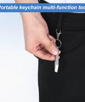 Must Have Compact Stainless Steel EDC Pry Bars For Everyday Carry Four Pack Heavy Duty Keychain Multitool in use