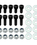 Bottom Mount Seat Hardware Kit 10 Pcs For Racing Sliders And Brackets Easy Install Compatible With Sparco Recaro Bride Momo NRG Seats