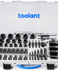 46 Piece Impact Bolt Extractor Kit For Stripped Bolts And Damaged Screws Bolt And Nut Remover Socket Tool Set Heavy Duty Fastener