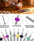 112 Piece Precision Pin Vise Hand Drill Kit With 3 Jaw Manual Drill Aluminum Alloy Non Slip Grip For Fine Detail Work, with drill bits