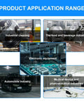 Product application range for Dry Ice Cleaning Machine For Manufacturing Equipment And Machinery Maintenance