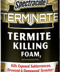Can of Powerful Termite Killing Foam For Indoor And Outdoor Use 16 Ounces Aerosol That Expands Into Voids Cracks And Crevices