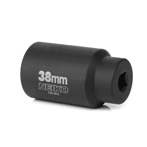 38mm Socket For Half Inch Drive Deep Impact, Spindle And Axle Nut Socket, 12 Point Chrome Molybdenum, Deep Well Hub