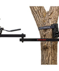 Camera Mounting Arm For Filming Hunts With Video Head No Fuss Lightweight Aluminum Build Beginner Arm For Small Cameras And Cell Phones Durable And Easy To Use Wide Range Of Motion For Smooth Shots mounted on tree