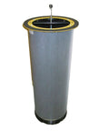 Beefed Up HEPA Filter For PM2200 3 HP Dust Collector Fits Cyclonic System Captures 99 Percent Of Particles Down To Three Tenths Of A Micron Durable Replacement Filter With Easy Install And 90 Day Warranty. Vertical view of filter structure and mesh.