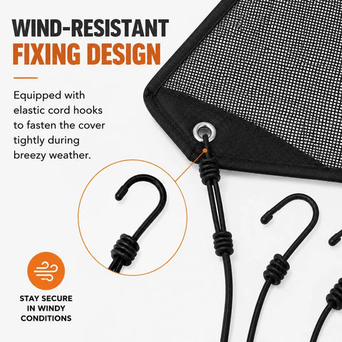Badass AC Mesh Top Cover With Heavy Duty Hooks Top Tier Debris Shield For Outdoor Air Conditioning Units Keeps Leaves Out And Lets Fresh Air Flow Smooth Without Breaking A Sweat