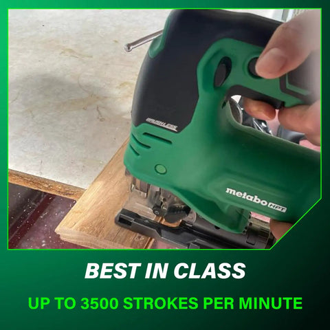 36V Cordless Brushless Orbital Jig Saw With 4 Stage Orbital Action And Variable Speed Control for Fast Clean Cuts Boss Level Performance Lightweight Tool Design Body Only cutting wood