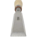 Bevel Edge Chisel One Half Inch (13mm) Woodworking Tool With Pro Grade Hardened Chromium Vanadium Steel, blade close-up