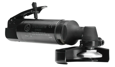 Premium Pro Shop 4 Inch Pneumatic Right Angle Air Grinder Tool with heavy-duty design for auto detailing and metal works.