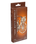 Dutch Bicycle 3D Wooden Puzzle Kit For Adults With Dope Movable Parts And Rear Rack Front Basket Amsterdam Inspired Mechanical Model 1 To 1850 Scale box