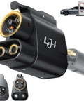 Beefed Up Nacs To Ccs1 Adapter For Tesla Supercharger V3 V4 with rugged housing and plug connections for fast charging.