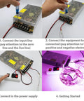 24V 10A Switching Power Supply Regulator for LED Strip and 3D Printer setup process