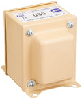 550W 120V To 100V Step Down Transformer For International Use Portable Travel Ready Compact 71 By 97 By 85 Millimeters With Internal Thermal Fuse Great For Running 100V Appliances Outside Japan And While Traveling, shown from the front.