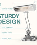 Adjustable Leaning Piano Desk Lamp In Satin Nickel Finish With Classic Retro Banker Style, round base, metal shade