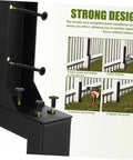 Two Pack Heavy Duty Fence Post Repair Stakes Versatile Ground Anchors For Wood Metal Or Vinyl Fence Posts Quick Fix For Tilted Or Broken Posts In The Garden Patio And Backyard with installation instructions