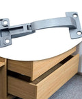 Metal concealed frame cabinet door hinge for folding high performance corner hardware, built tough for everyday family use.