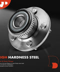 Close-up of Rear Wheel Bearing And Hub Assembly With Abs Ring For Hyundai Santa Fe 2001 2006 5-Lug Direct Fit Fwd Only 4-Wheel Abs Compatible