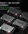 Heavy Duty Copper Battery Terminal Connectors Kit With 2 Gauge 3 8 Inch Positive Negative Lugs Heat Shrink Sleeves for various battery types