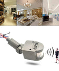 PIR Motion Detector Outdoor Sensor Switch For LED Lights, Auto Dusk To Dawn, Waterproof Smart Switch, Passive Infrared Human Body Sensor, AC110-220V, Durable Outdoor Light Controller For Yard, Patio, Garden Lighting.