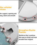 Buffer and buckle details of Sun Visor Vanity Mirror Cover for Mini Cooper Clubman and Countryman F55 F56 F60 2015 to 2022 3rd Gen
