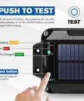 Trailer Brake Controller Kit With Solar Panel 12V 3Ah LiFePO4 Battery Breakaway Kit LED Indicator and Test Button