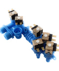 Close up of Washing Machine Water Inlet Valve Assembly Fits Whirlpool Kenmore Maytag Models W10853723 W10342320