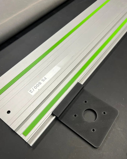 2 Pack Guide Rail Router Sled Adapter For Track Saw Rails Delivers Smooth Controlled Sliding Motion And Precise Cuts Green