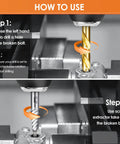 Grab The Ultimate 18-Piece Bolt Extractor Kit With Left Hand Drill Bits To Fix Stuck Stripped Screws Super Easy And Save Your Backtime No More Broken Tools Allowed. how to use: left-hand drill bit and screw extractor on broken bolt