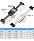Vertical Type Digital Linear Scales Caliper 0-100/150/200/300mm(0-150mm) with stainless steel material and large LCD display.
