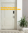 Two Way Installation Backplate Mount For Blink Video Doorbell 2nd Gen No Drill Adhesive Doorbell Mount on white door
