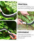 Two Piece Manganese Steel Weeding Sickle Set For Gardening And Harvesting Lightweight Ergonomic Hand Tool in use outdoors