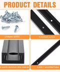 8 Pack 48 Inch Double Cut Profile Universal T Track With Predrilled Mounting Holes Pro Grade Aluminum T Track product details
