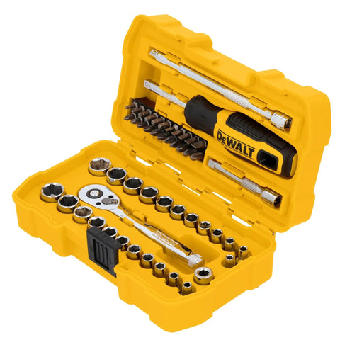 One Quarter Inch Drive 50 Piece Mechanics Tool Set With DirectTorque Technology, Low Profile Ratchet Design And 20 Percent Thinner Head