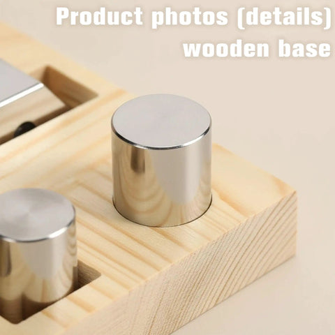 Heavy Duty Ring Bending Kit For Jewelry Making With Chrome Steel Molds Wooden Base 0.47 To 0.87 Inch Sizes And 45/90 Degree Posts