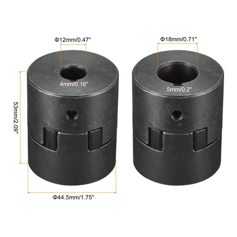 Pro Tier Flexible Coupling Shaft Hooking Up Servo And Stepper Motors Without Skipping A Beat 12mm To 18mm Bore, heavy duty steel.