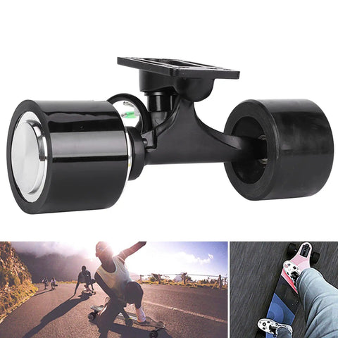 Electric Skateboard Hub Motor Kit With 74mm Wheels Beefed Up 350W External Rotor Brushless Drive For Smooth Acceleration And PU Shock