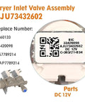 Steam Dryer Water Inlet Valve AJU73432602 2660133 Replacement for LG Dryers, direct-fit DC 12V plastic valve