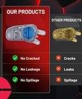 Comparison of Audi Engine Coolant Expansion Reservoir Overflow Tank Direct Fit Plug And Play vs competitor, highlighting product benefits