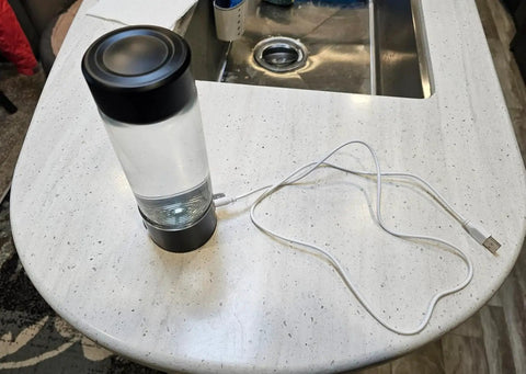 USB Charging Cable Replacement For Hydrogen Water Generator Bottle 1 Meter Cable Length USB Type A To DC Charger Lead