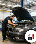 Must-Have Automotive Circuit Tester With Bright LCD Screen For Fast Car Electrical Diagnosis used by a technician diagnosing car electrical issues.