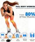 Person using Indoor Skiing Simulator For Home Workouts, Full Body Ski Training Machine With Side To Side Sliding Action