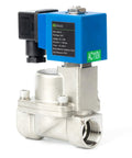 Heavy Duty Three Quarter Inch High Pressure Solenoid Valve 100 Bar Stainless Steel 110V AC for fluids control